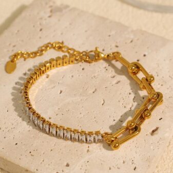 Two sides of style: bold links and brilliant gems