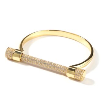 Full diamond personalized creative horseshoe bracelet