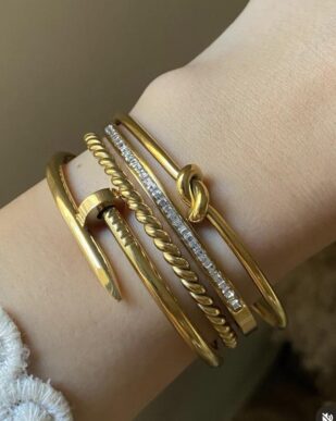 stainless Steel Bracelet Set