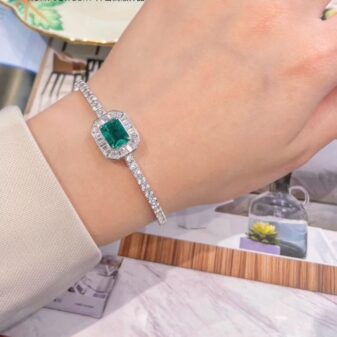 Zircon Stainless Steel Bracelet 