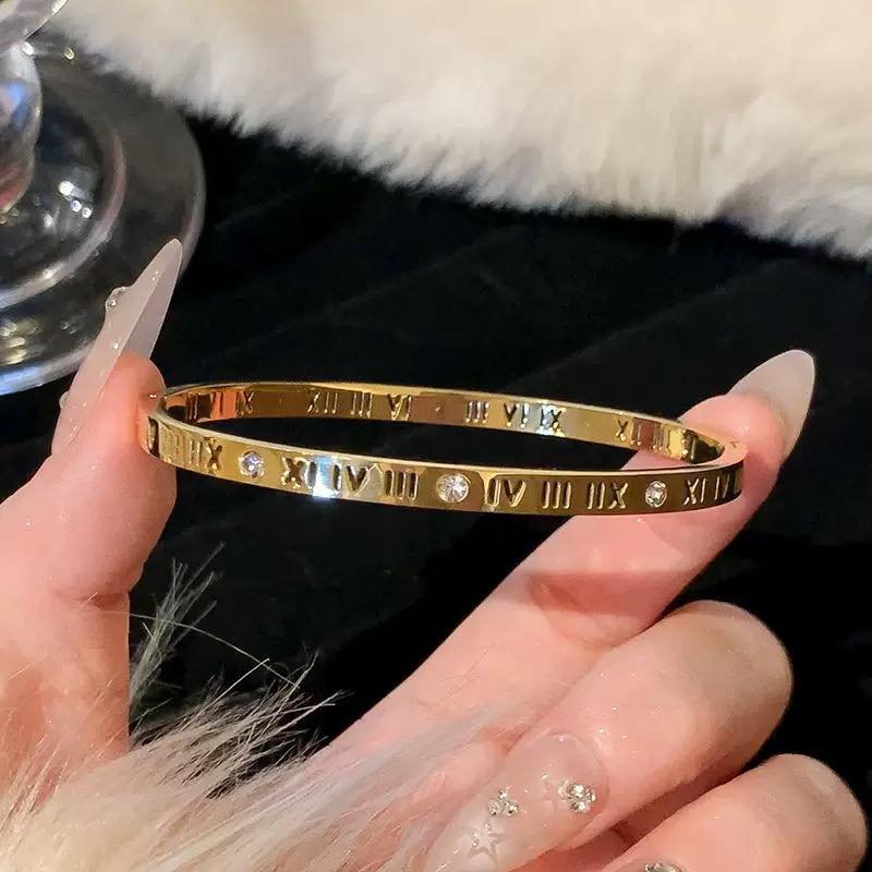 Stainless Steel Color Guaranteed Bracelet  - 8