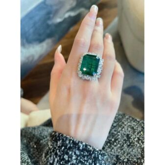 Large Stone Zircon Ring
