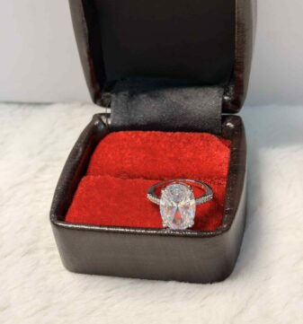 Big Diamond Cut Ring