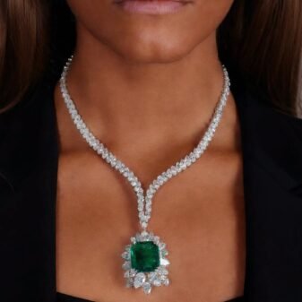 Zircon Long Neckpiece